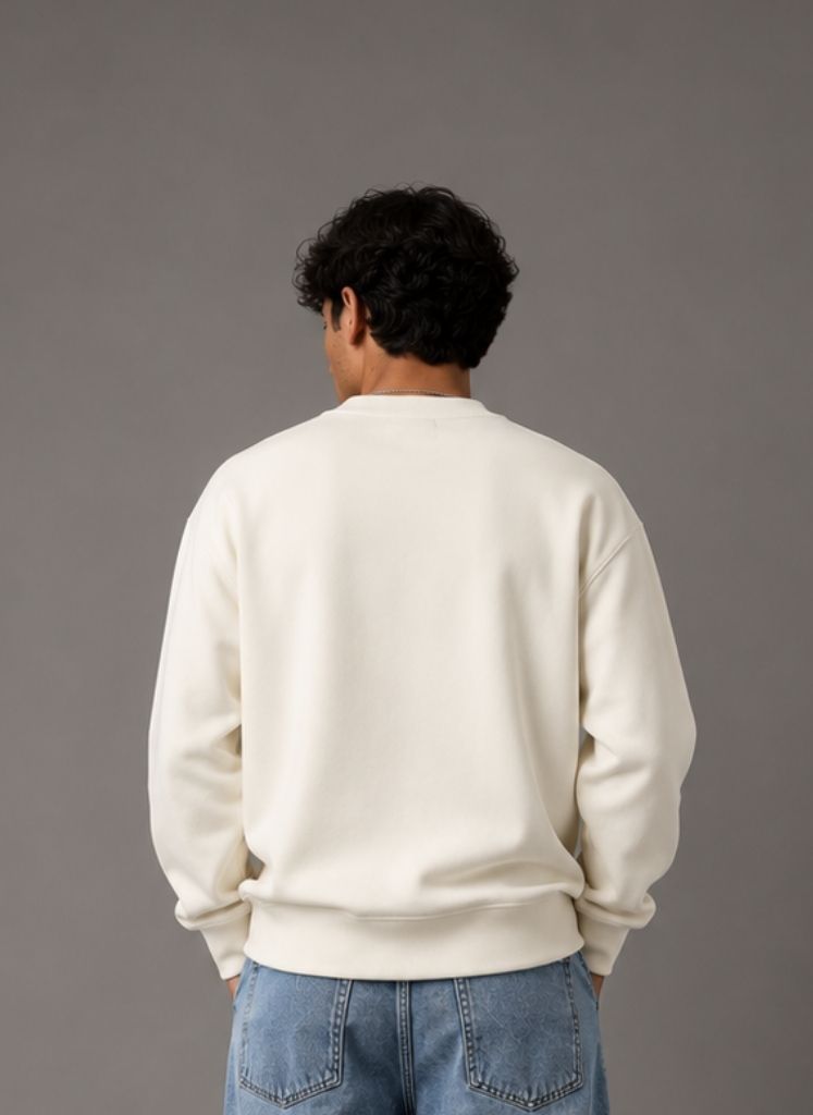 Buzo Blanco Hueso Oversize Unisex