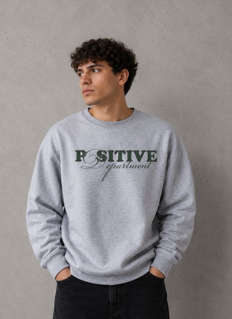 Buzo Positive Gris Raton Hombre