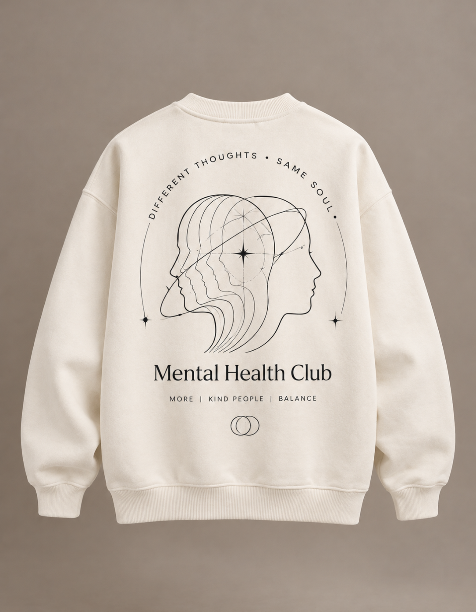 Buzo Oversized THE LOKI® Mindset — Blanco Hueso