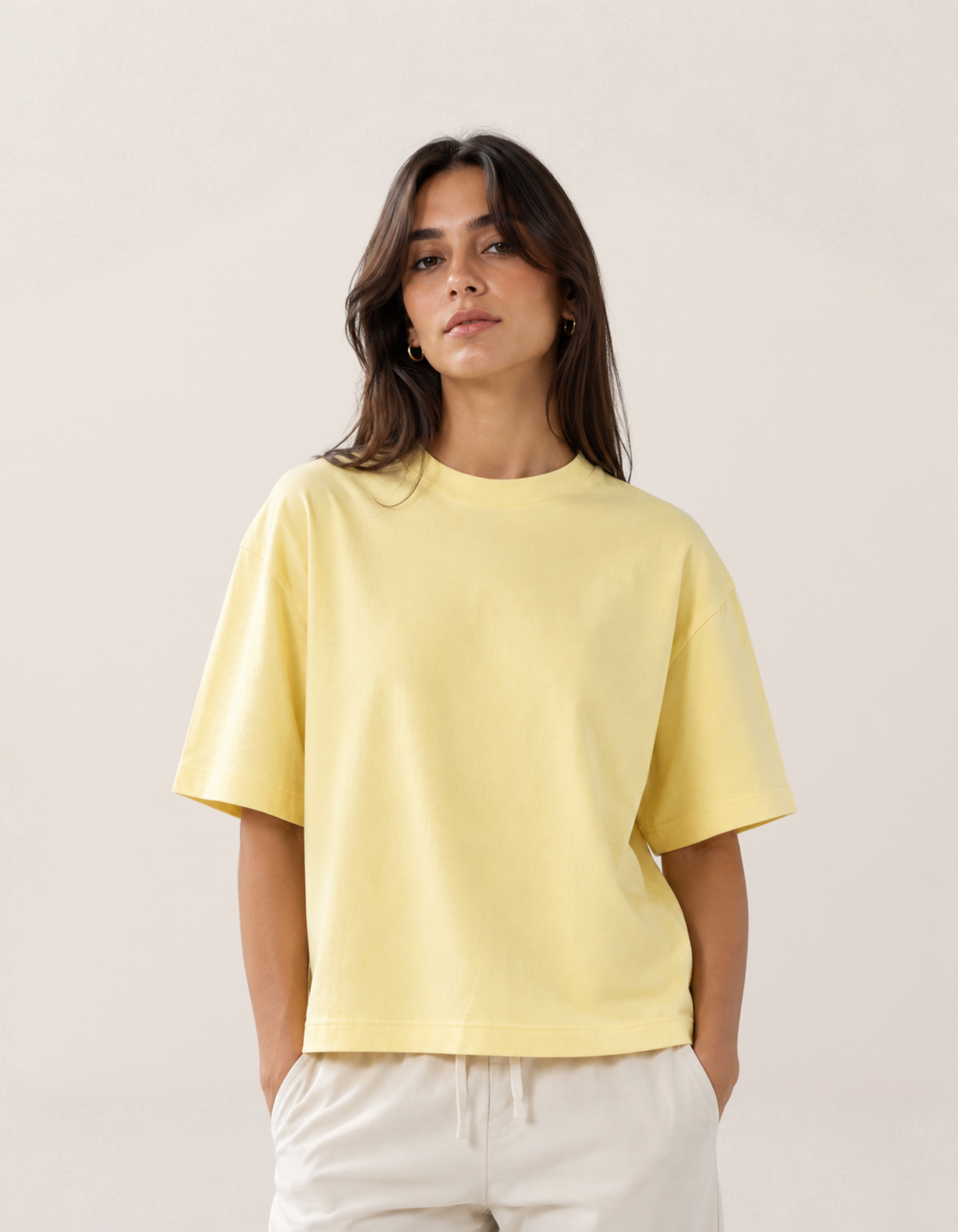 Butter Yellow 240 Crop Top | Camiseta Crop Top Mujer