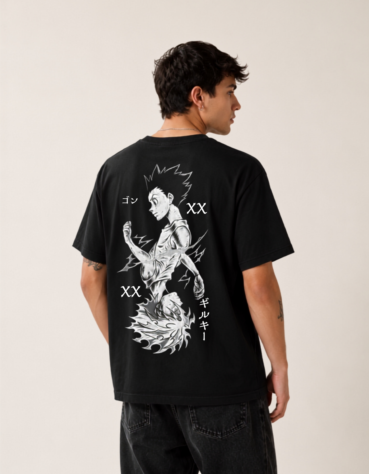 HUNTER DUALITY | Camiseta Anime Regular Negra