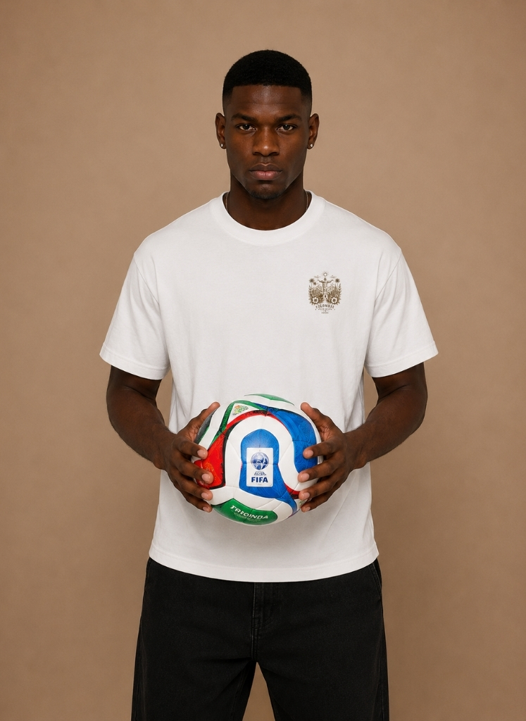 Camiseta Colombia Club Blanco Hueso